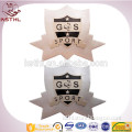 Most popular fake self adhesive leather patch for hats dropshipper